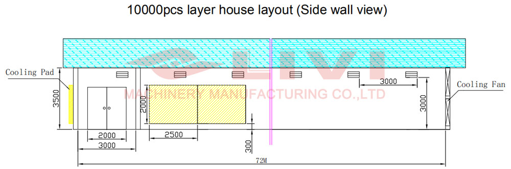 chicken cage system, poultry farm equipment, Egg and broiler production